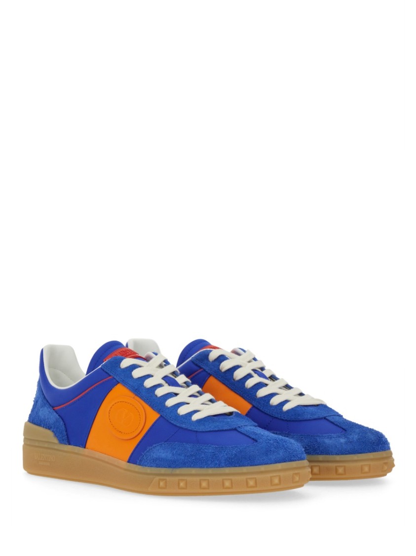 Valentino Multicolor Split Leather And Leather Upvillage Sneakers