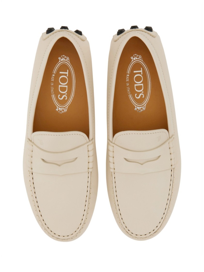 TOD'S TOD'S RUBBERIZED MOCCASIN