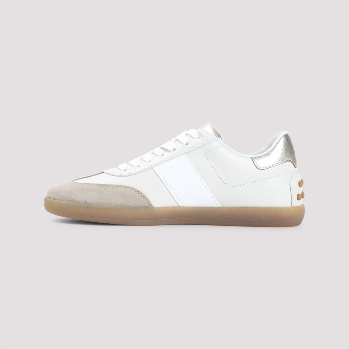 TOD'S TOD'S LEATHER AND SUEDE ACCENTED SNEAKERSDETAILS