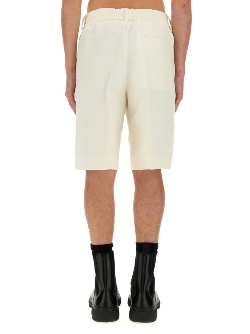 Burberry Tailored Bermuda Shorts In White