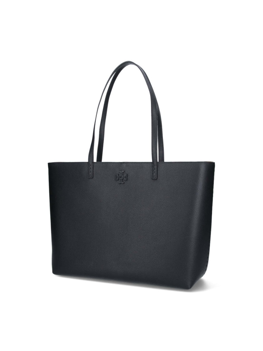 Tory Burch Mcgraw' Tote Bag – Black