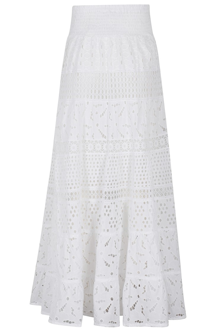 Shop Temptation Positano Piave Skirt - White