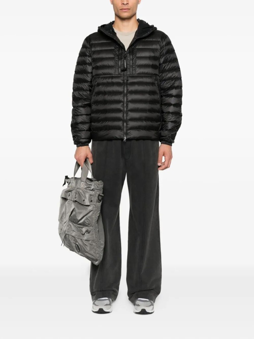 C.p. Company Men Outerwear Medium Jacket In `db-shell` In Black