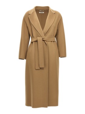 Max Mara 'Artur' Coat Trench Coat in Brown | THE LIST Max Mara 'Artur' Coat Trench Coat in Brown | THE LIST