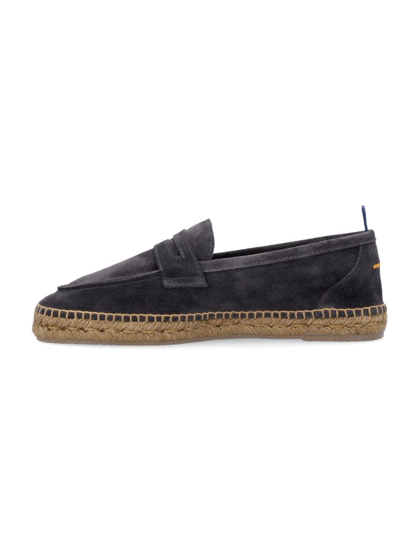 Castaã±er Castaner Suede Slip-on Shoes With Jute-wrapped Sole