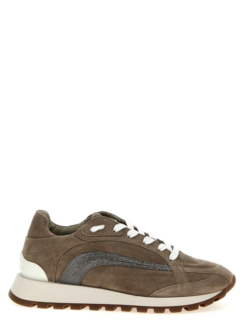 Brunello Cucinelli Monile' Sneakers In Neutral