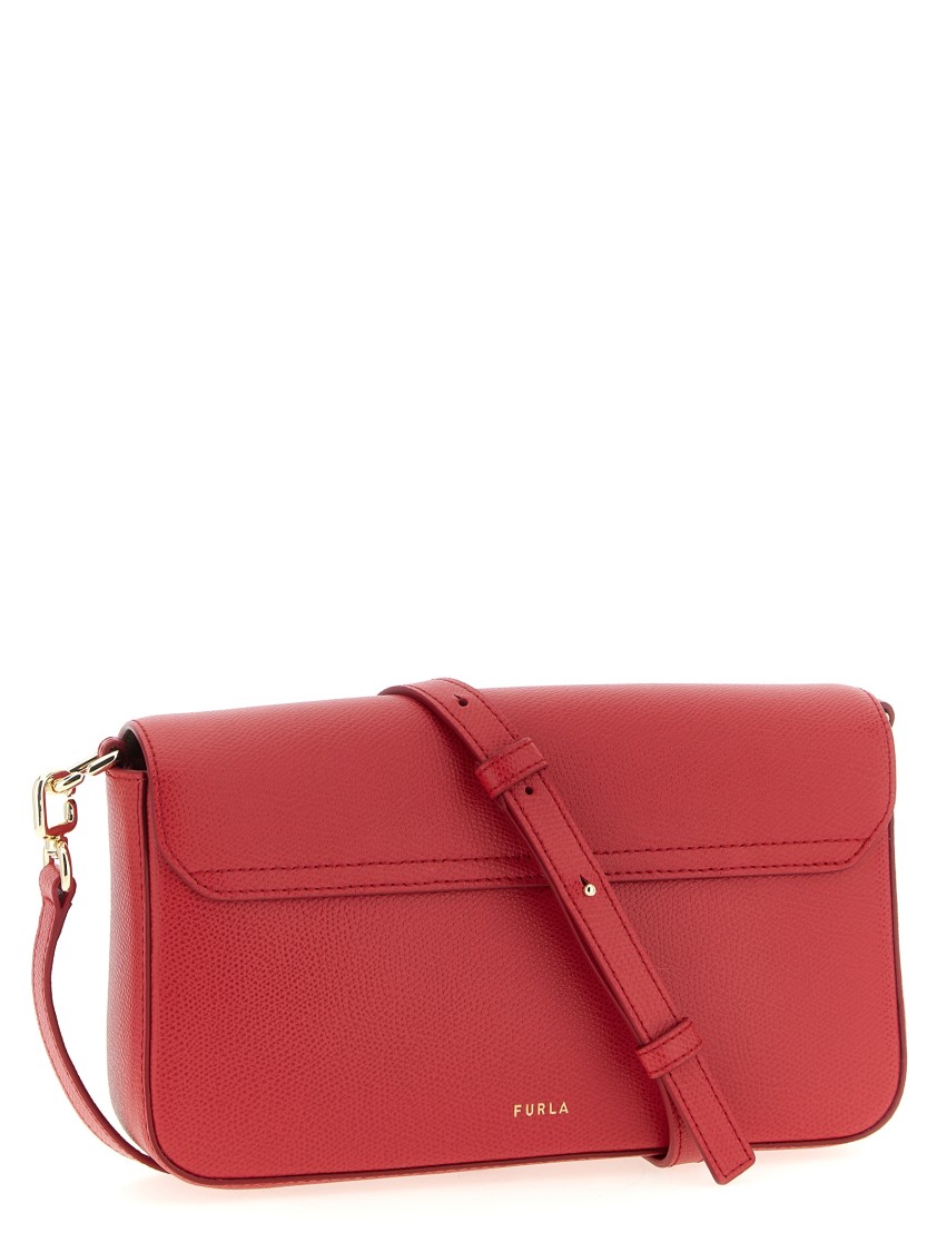 Furla Iride S Crossbody In Red