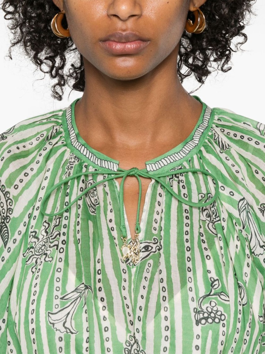 Alemais Lula Mini Dress In Green