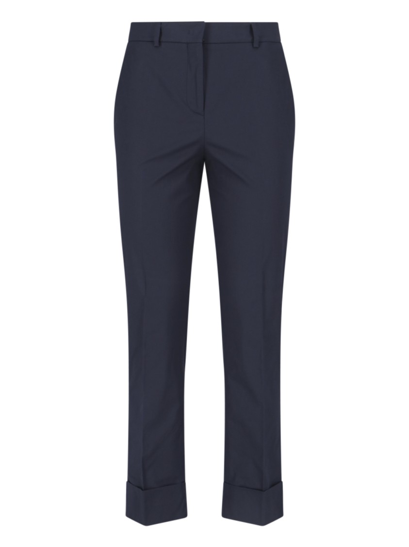Incotex "slowear" Stretch Twill Pants In Blue