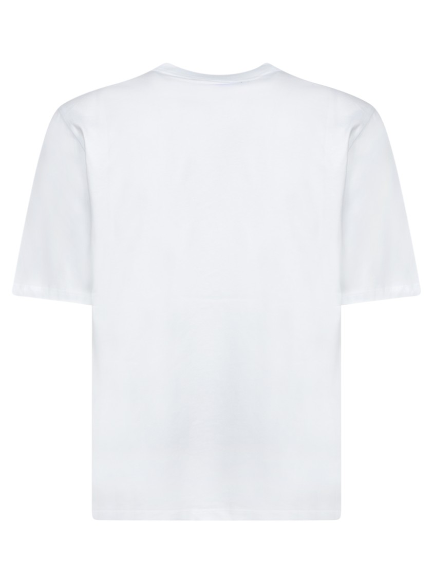 Shop Amiri White T-shirt With Black Logo