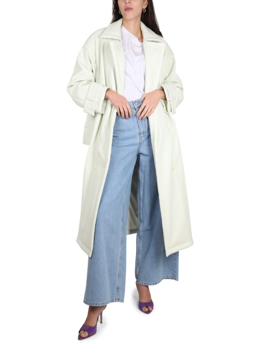Stand Studio Emily Trench Coat In Green