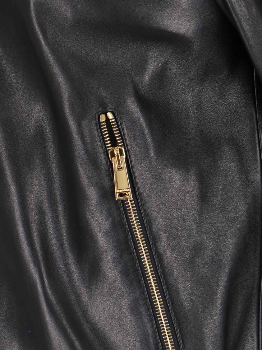Versace Jacket High Collar Elastic Cuffs
