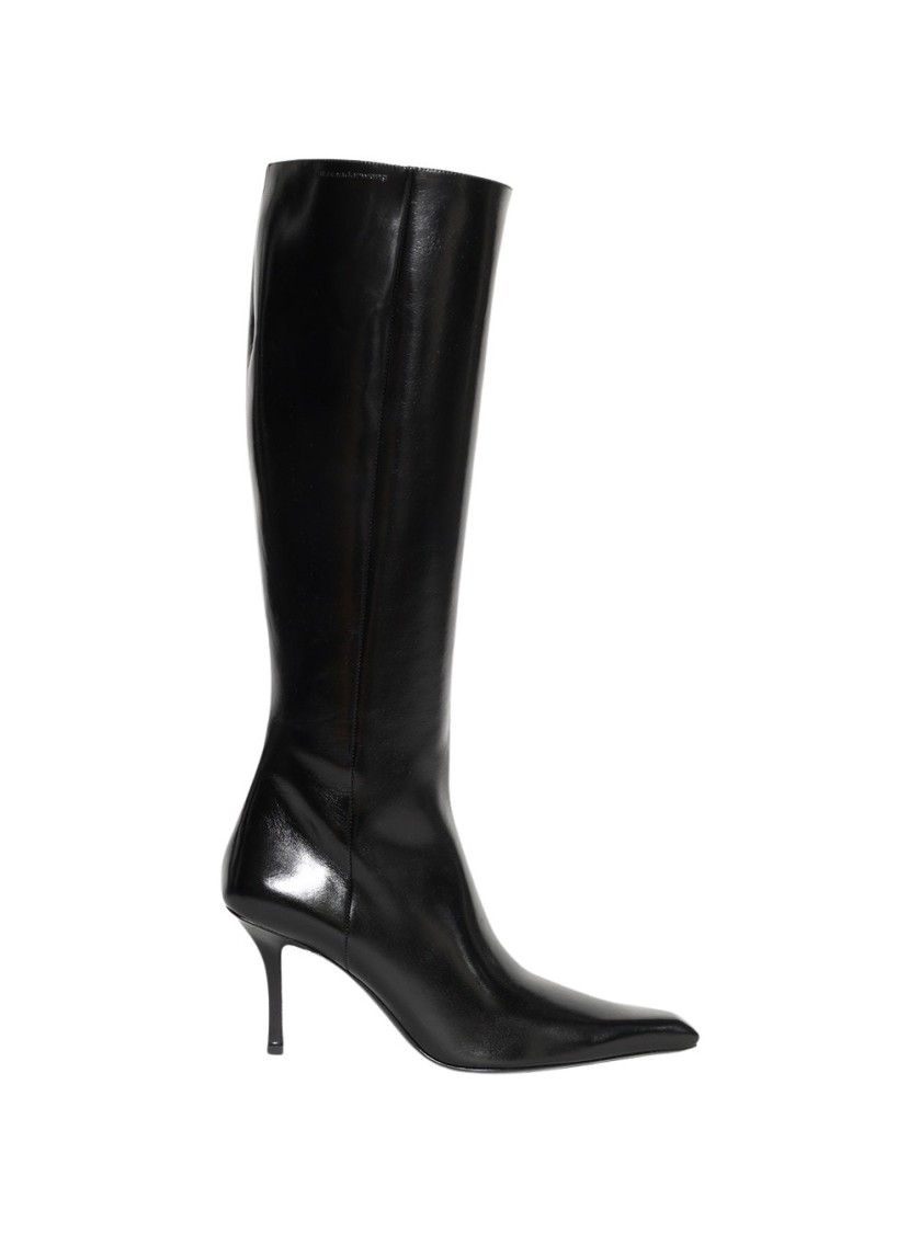 Alexander Wang Vivica 85 Knee High Boot Black In Black