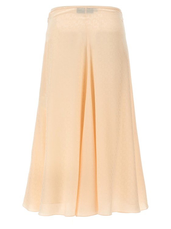 スカート FENDI FF silk skirt Pink Skirt Silk Pink | Fendi