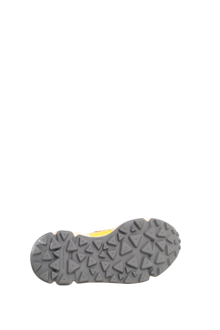 Flower Mountain Sporty Multicolored Suede Sneakers With Antibacterial Insole