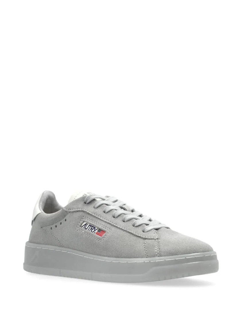 Autry Timberwolf Grey Dallas Low Sneakers In Gray