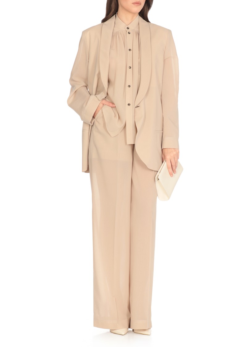Philosophy Di Lorenzo Serafini Cappuccino Polyester Blend Shirt In Neutral