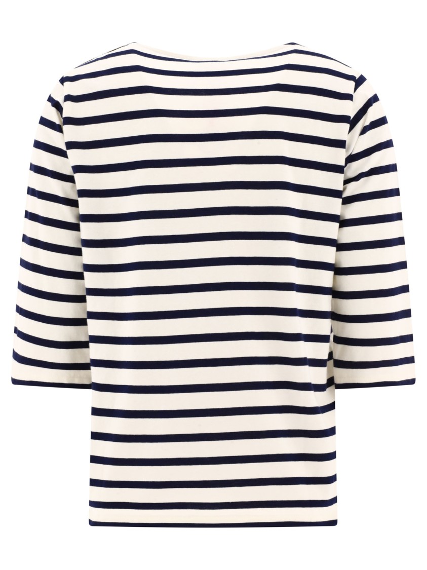 Ines De La Fressange Horizontal Stripe T-shirt In Multi