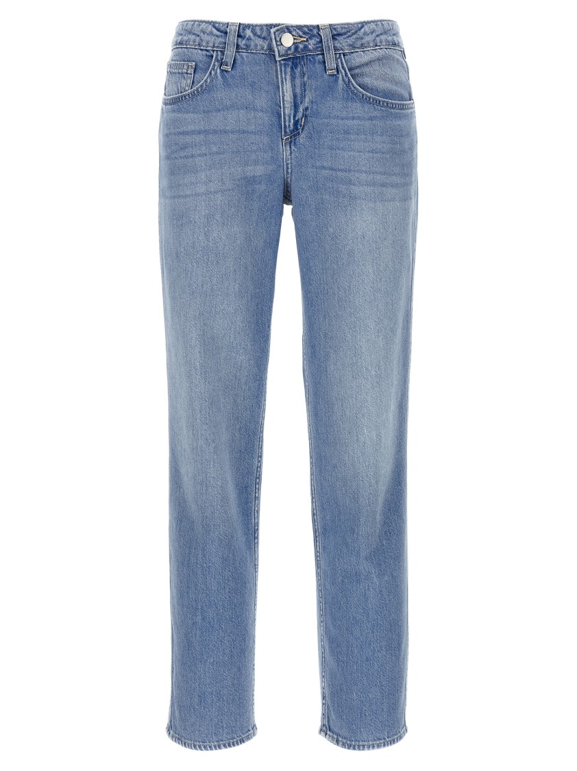 L Agence Nevia Five-pocket Jeans In Blue