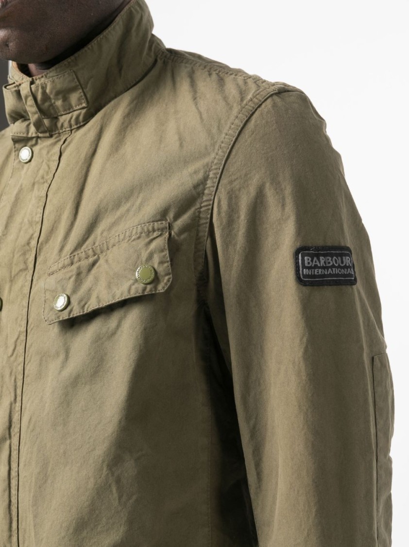 Shop Barbour Summer Wash Duke Jacket In Green