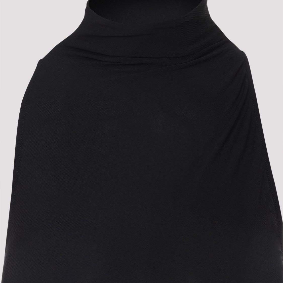 Jacquemus Womens Black Piazza Draped Stretch-woven Maxi Dress Xs In Black