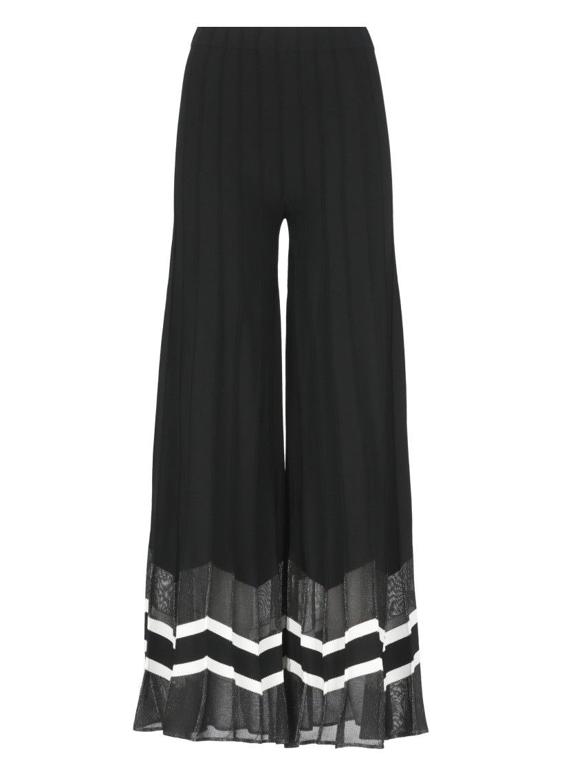 D Exterior D. Exterior Black Viscose Pants