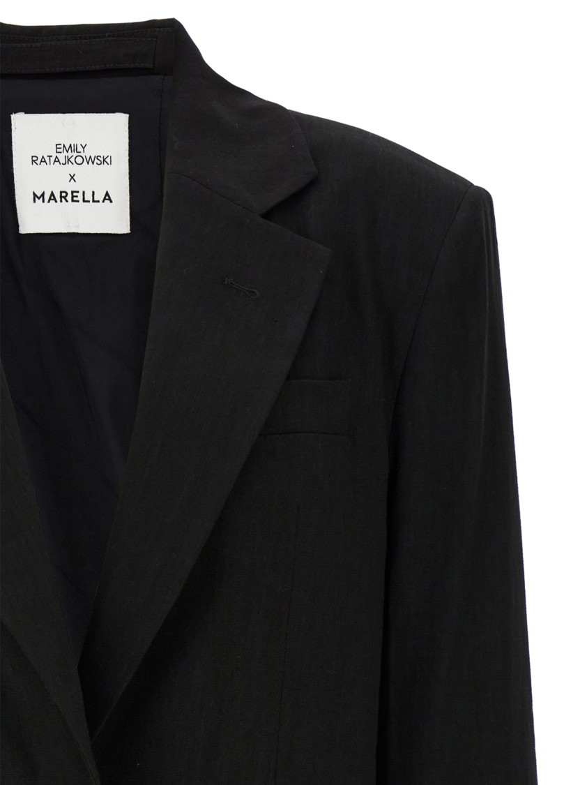 Marella Capsule Blazer In Black