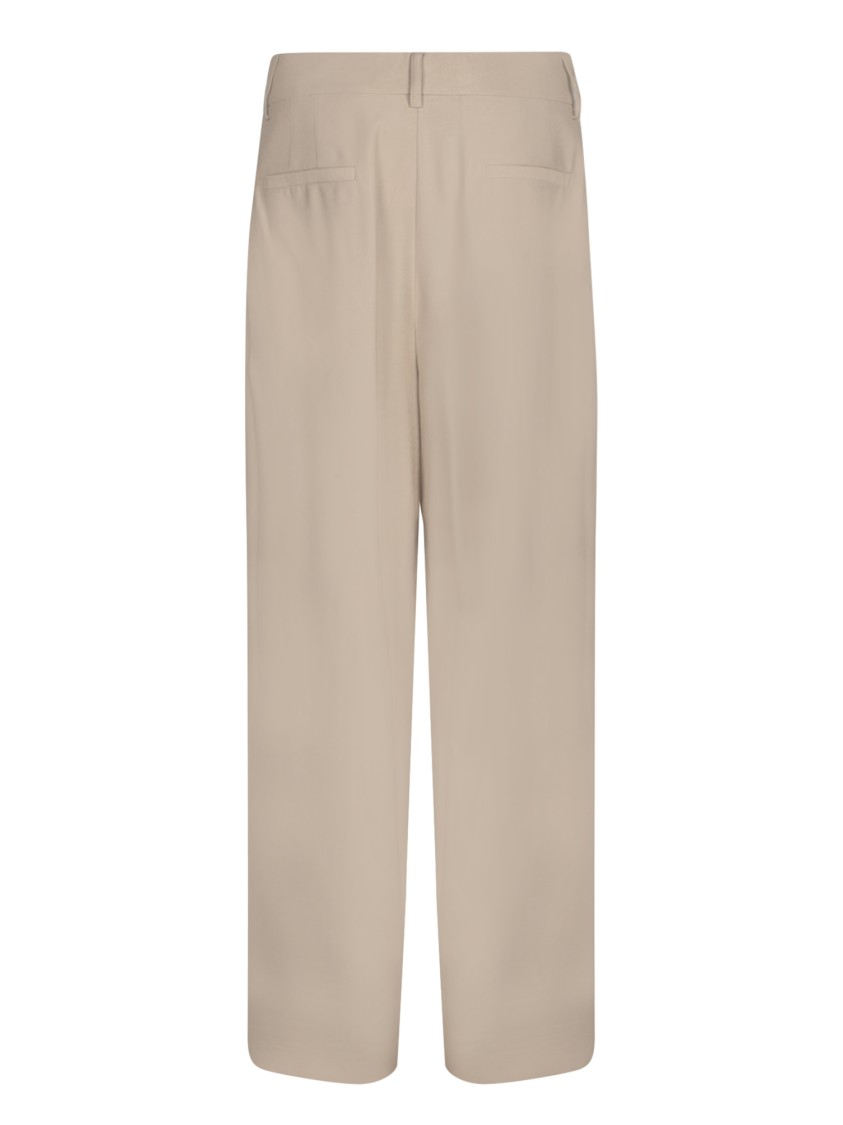 BLANCA VITA BLANCA VITA MASTIC VISCOSE TWILL TROUSERS