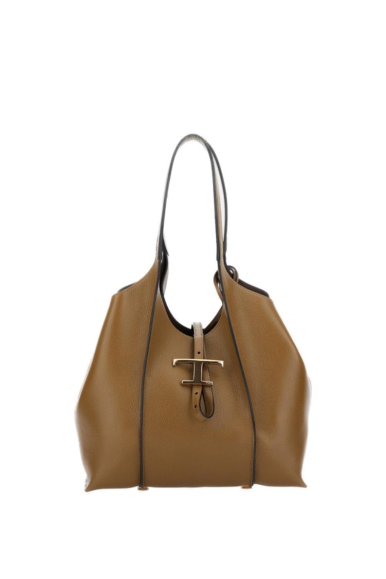 Tod's Tsb Small Shopping Bag In Brown