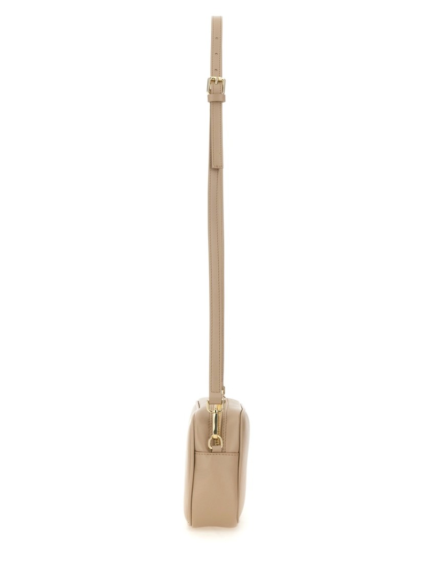 Kiton Smooth Lambskin Shoulder Bag In Pink