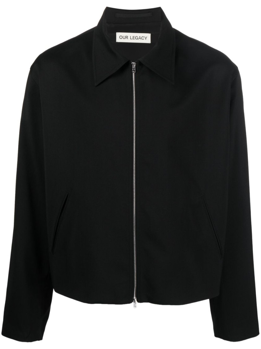 Our Legacy Jacket With Collar In Black