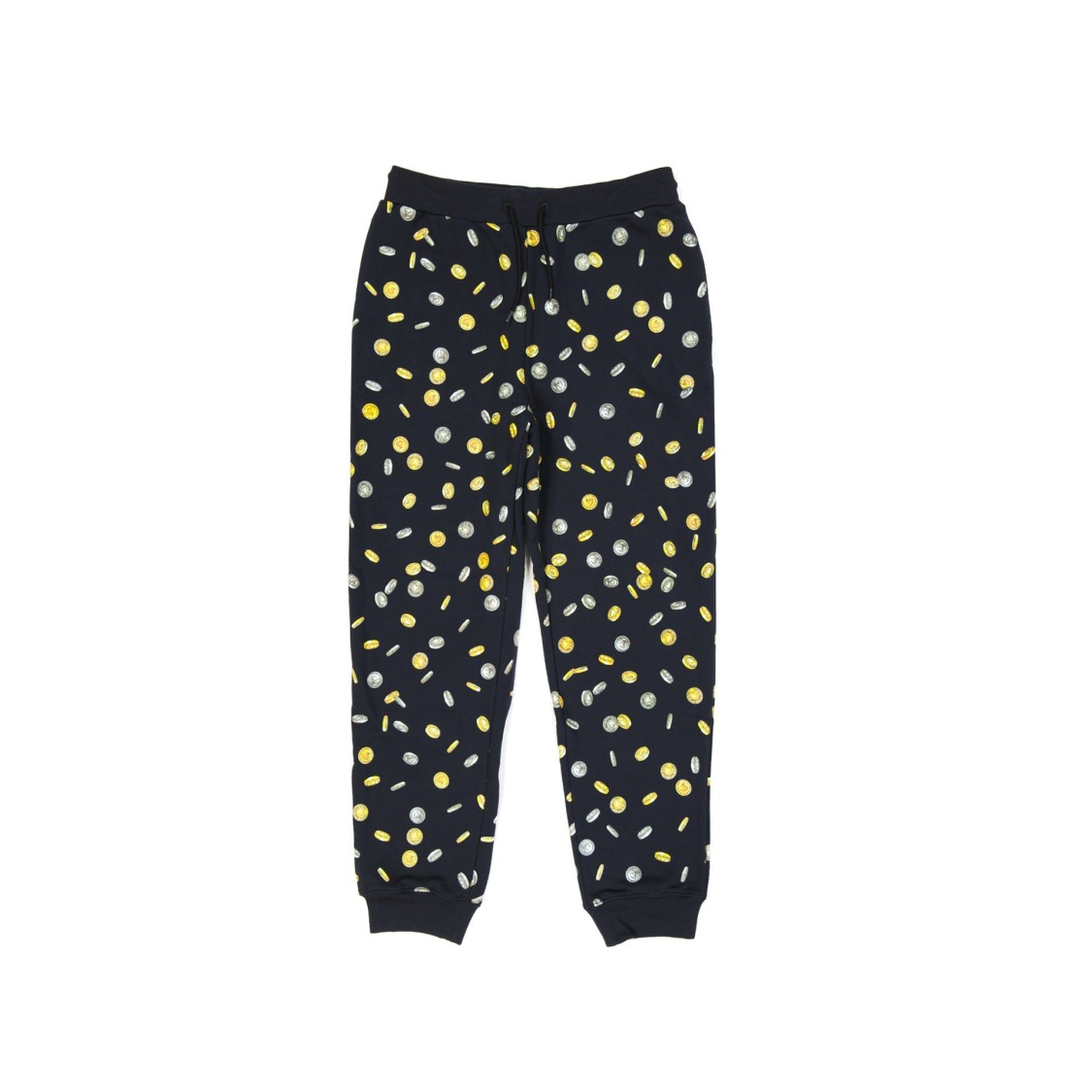 Moschino Couture Couture Cotton Printed Sweatpants In Black