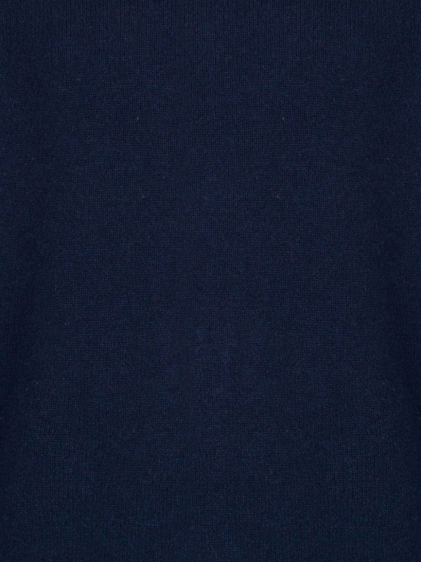 John Smedley Faisal Wool Blend Turtleneck Sweater In Blue