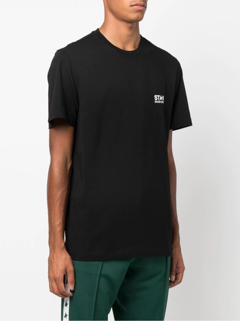 Golden Goose Star Ms Regular T-shirt In Black