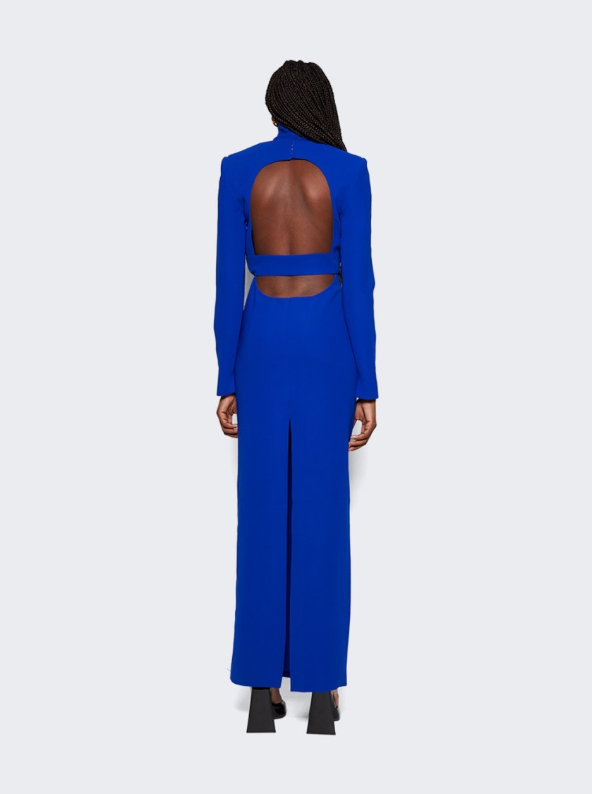 Monot Long Dress With Back Slit And Maxi Cut-out