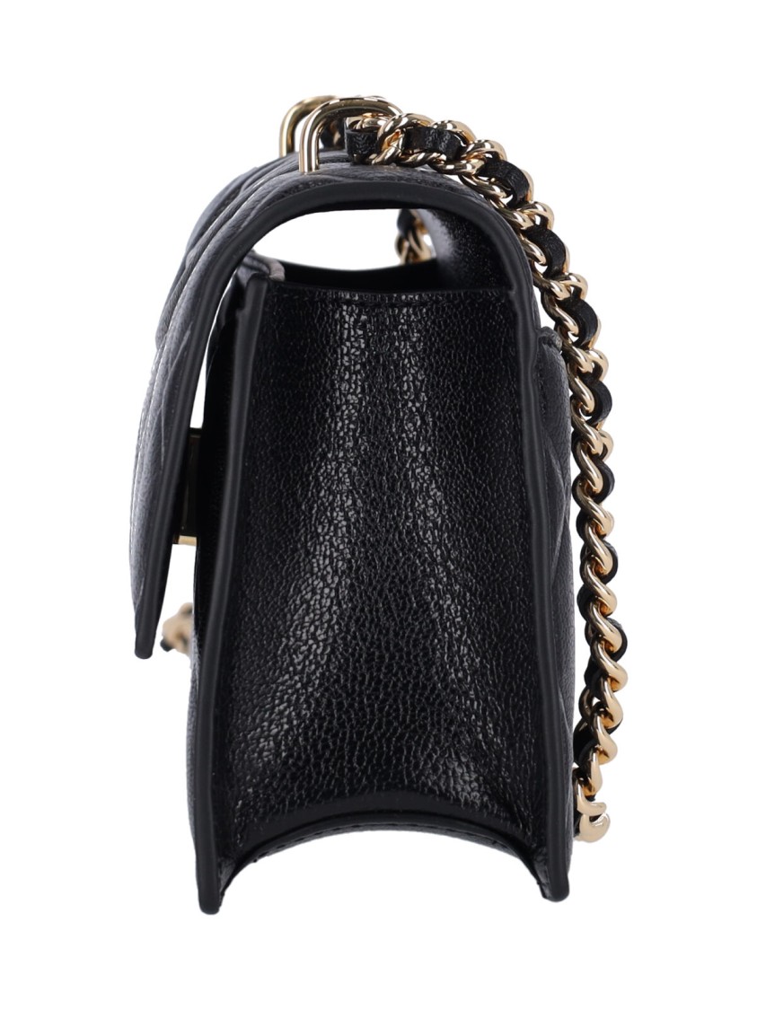 Tory Burch Fleming Convertibile Shoulder Bags Black