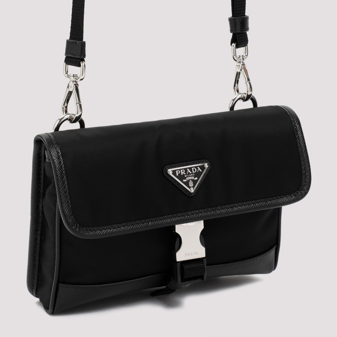 iPhone・スマホケース Prada Tech Fabric Phone Holder Prada Tech Fabric Phone Holder In Black | ModeSens