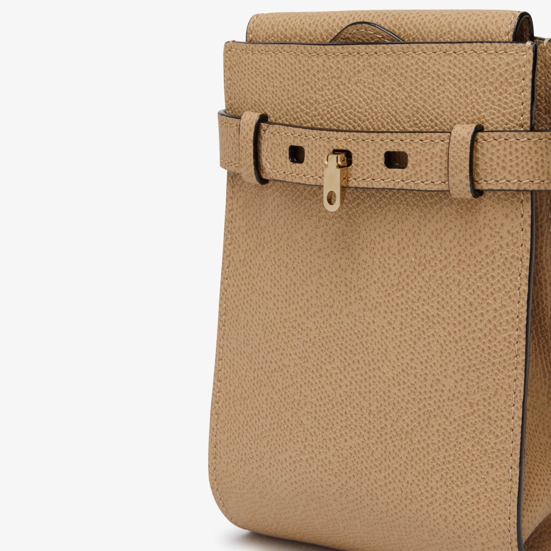 Valextra Brera B-tracollina Slim Crossb In Neutral