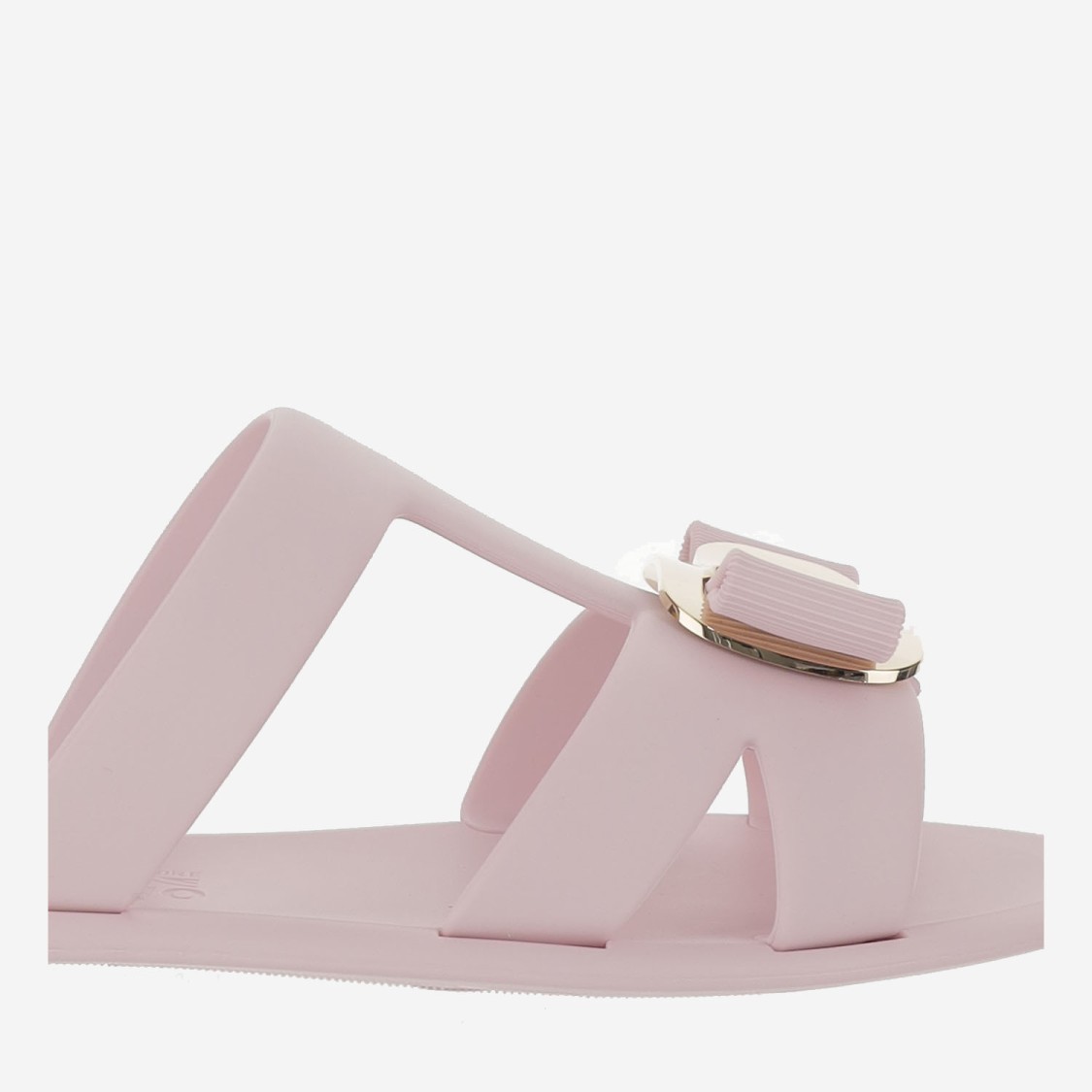 Salvatore Ferragamo New Vara Rubber Sandals | THE LIST