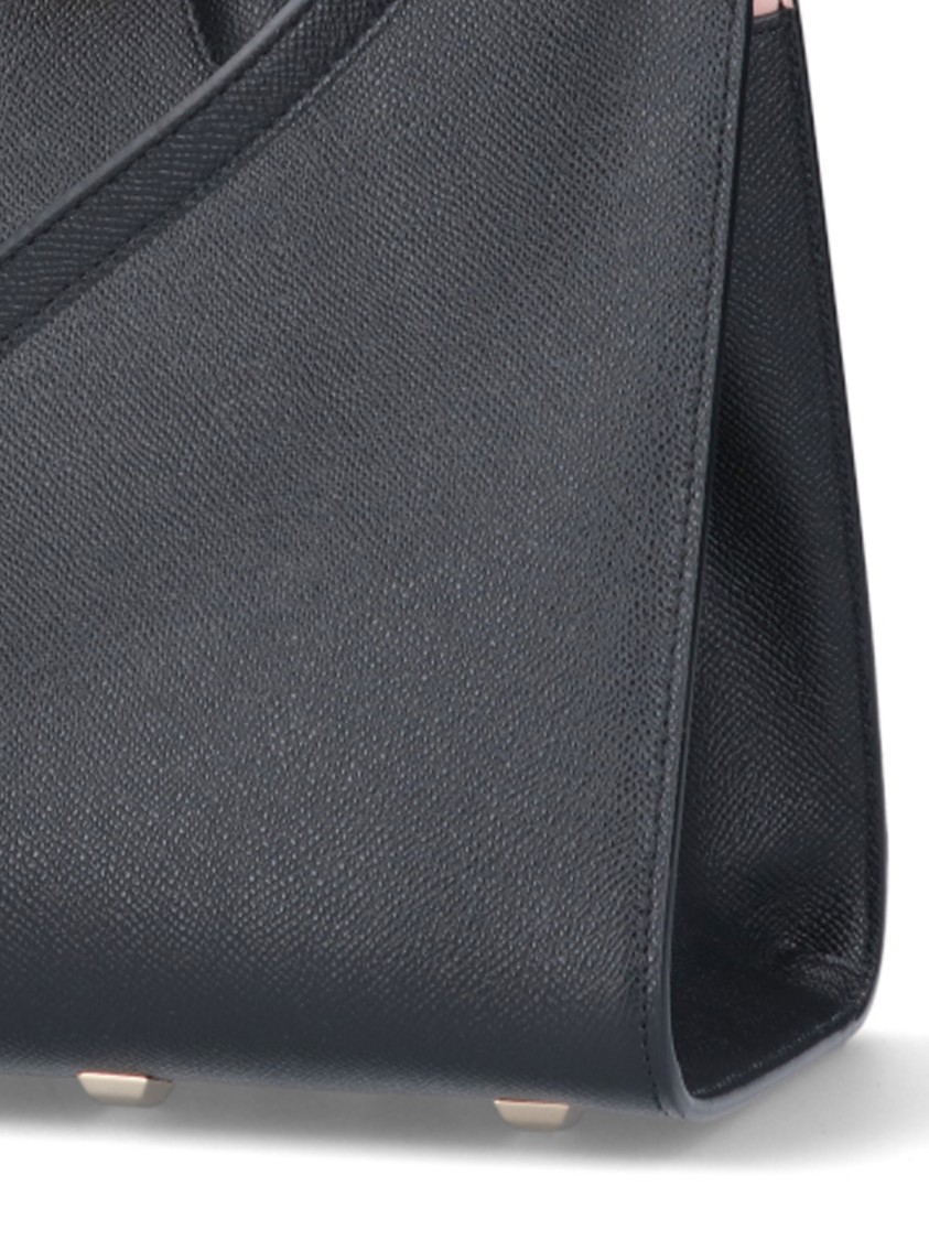 Ferragamo Studio Box M' Handbag – Black
