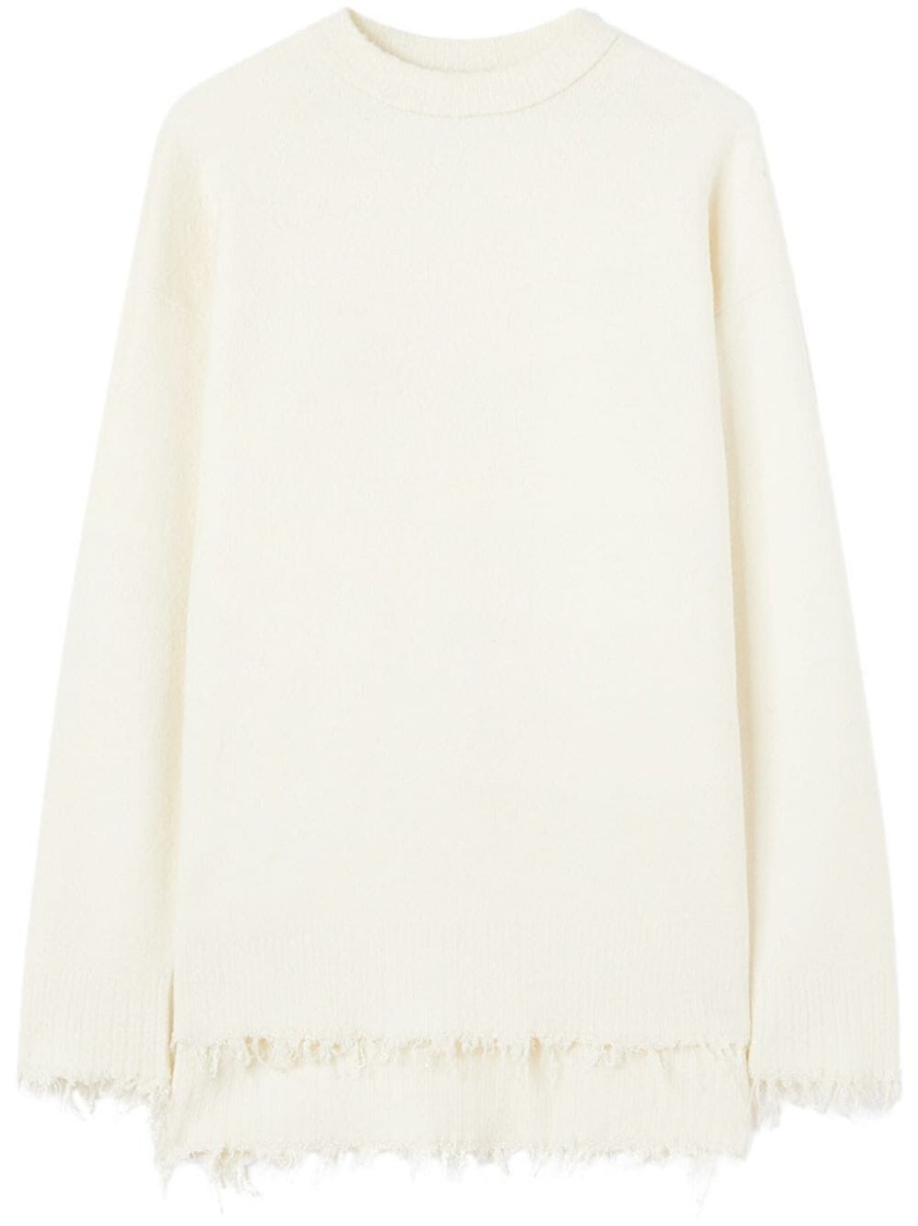 Jil Sander Long Sleeve Crew-neck Sweater