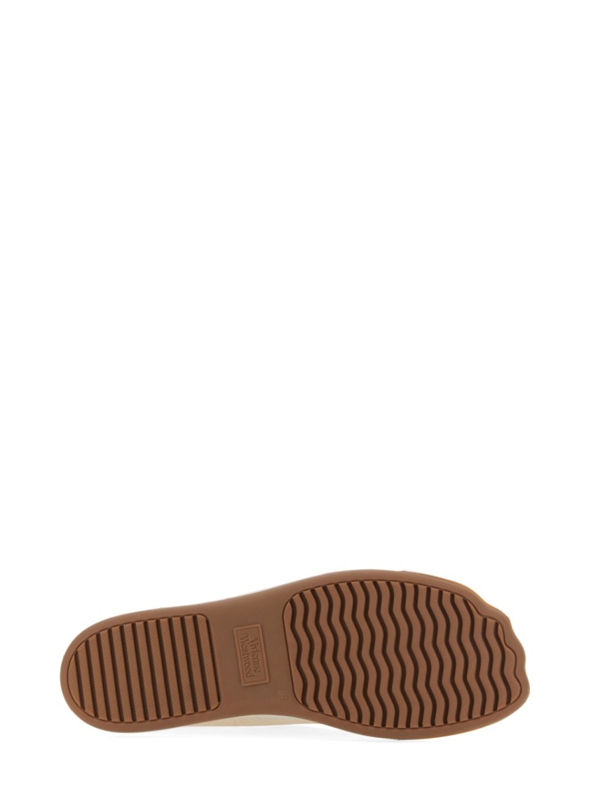 Vivienne Westwood Logo-print Low-top Sneakers In Neutrals