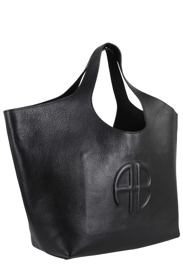 Shop Anine Bing Lili Tote Bag In Black