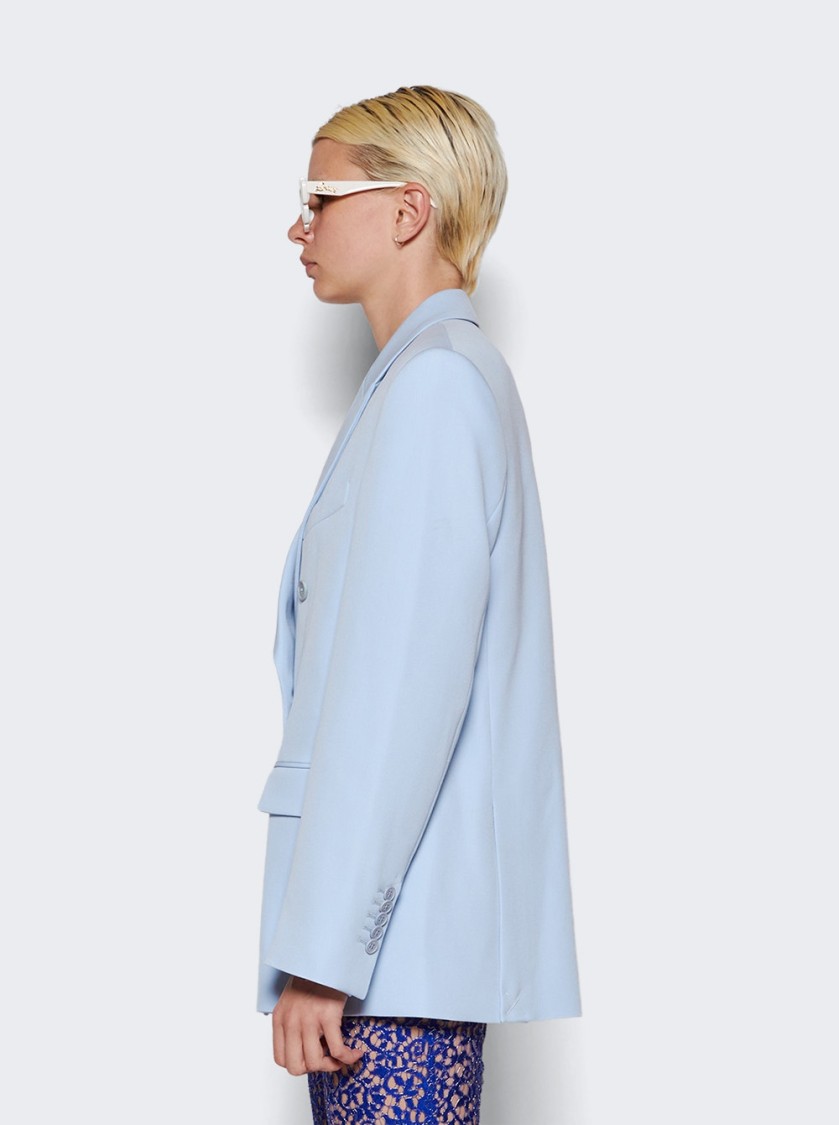 Wardrobe.nyc Wool Double Breasted Blazer With Peak Lapel