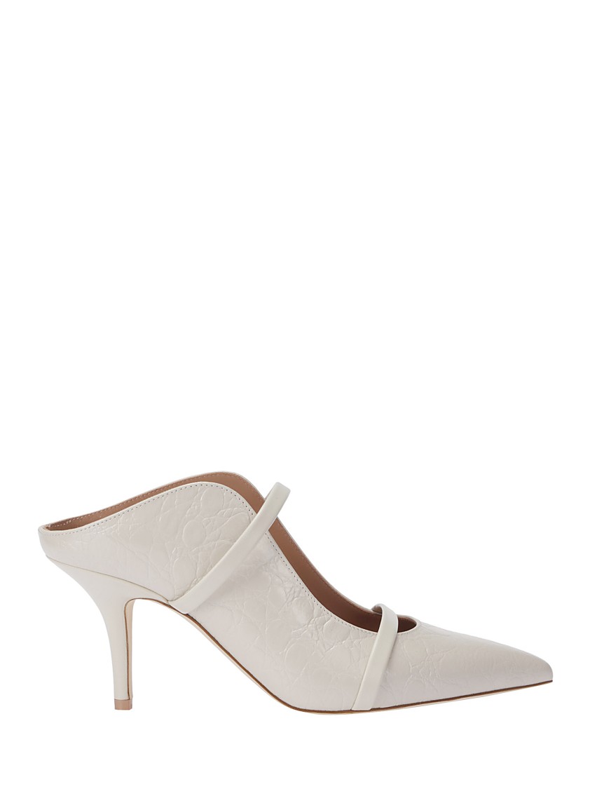 Malone Souliers Light Pink Leather Maureen 70 Pumps In Neutrals