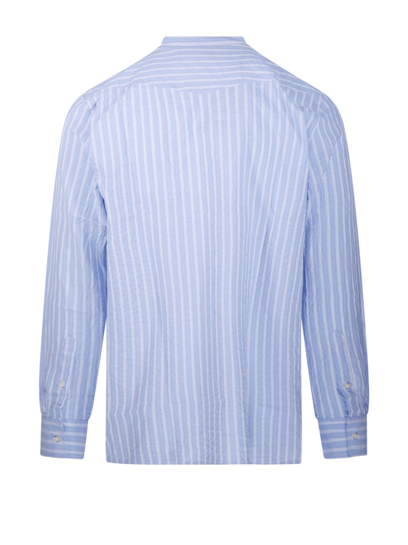 Shop Officine Generale Gaston Shirt In Blue