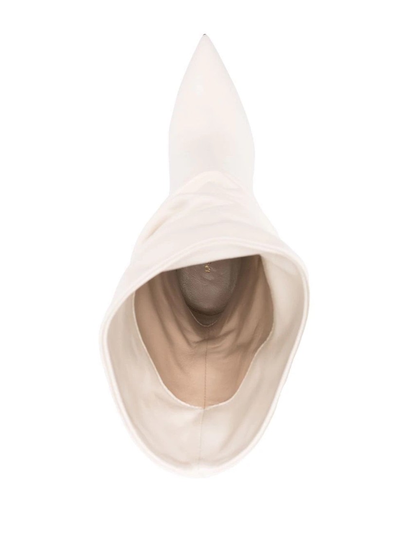 Le Silla Stivaletto Eva 90 Booties In White
