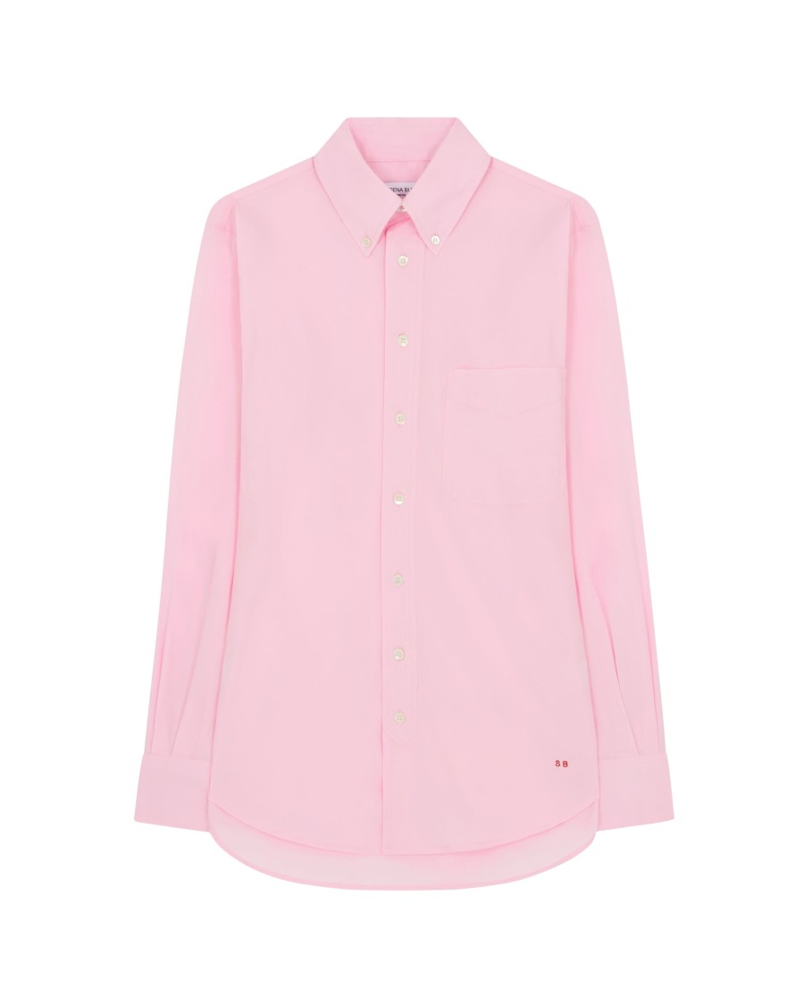 Serena Bute Johnny Fitted Shirt - Pale Pink In Pink
