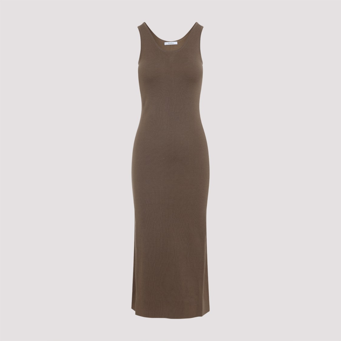 オールインワン・サロペット Max Mara Nut Brown Virgin Wool Aceri Knit Long Dress Max Mara Nut Brown Virgin Wool Aceri Knit Long Dress | ModeSens
