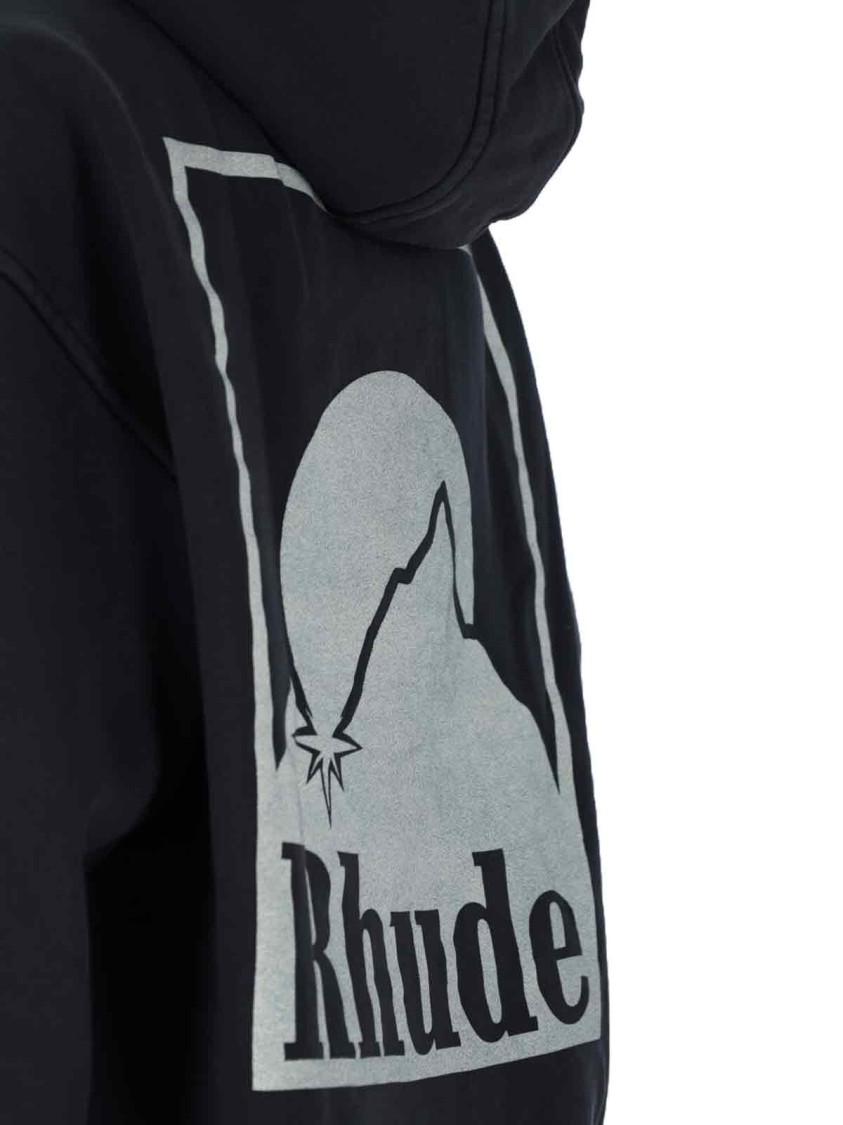 Rhude Men's Moonlight Badge Hoodie In Black
